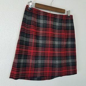 Eddie Bauer Plaid Mini skirt Size 8